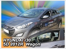 Plexi ofuky oken, deflektory, Hyundai i30, 2012-2016 Wagon combi, přední