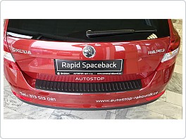 Škoda Rapid SpaceBack, ochranný kryt zadního nárazníku černý základní