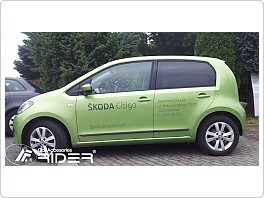 Ochranné boční lišty dveří Škoda Citigo 2012- 5.dveř