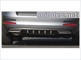 Škoda Octavia 3, Koncovky výfuku Milotec, ABS Alu-Brush
