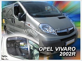 Plexi ofuky oken, deflektory, Renault Trafic, Opel Vivaro, Nissan Primastar 2001-2014 OPK horní