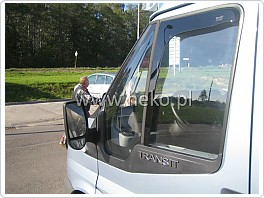 Plexi ofuky oken, deflektory, Ford Transit, 2006-2014
