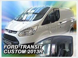 Plexi ofuky oken, deflektory, Ford Transit Custom 2013-