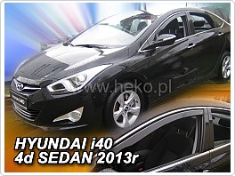 Plexi ofuky oken, deflektory Hyundai i40, 2011-, přední pro sedan