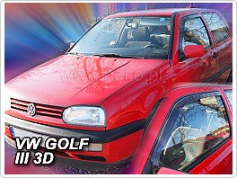 Plexi ofuky oken VW Golf III, 3dveř. přední, výprodej