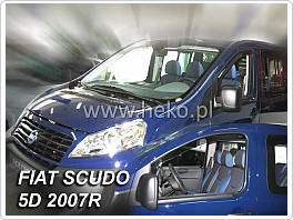 Plexi ofuky oken Peugeot Expert, Citroen Jumpy, Fiat Scudo, Toyota ProAce 2007-2016 přední