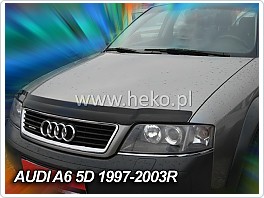 Plexi lišta kapoty ochranná, Audi A6, 97-04