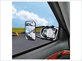 Zrcátko Caravan nastavitelné, Profi, Lampa Italy