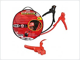 Startovací kabely 400A s LED osvětlením délka 3m 100% měď ZIPPER BAG, Lampa Italy