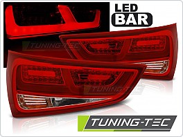 Zadní světla, lampy Audi A1, 2010-, LED BAR červené, LDAUC8