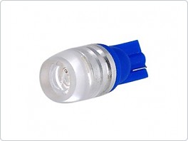 LED žárovky T10, modré s lupou 1ks