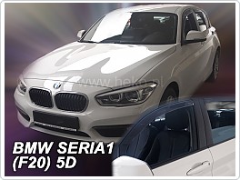 Plexi ofuky oken, deflektory BMW F20 2011- přední + zadní