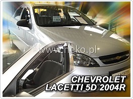 Plexi ofuky oken, deflektory, Chevrolet Lacetti, model 04- přední + zadní pro sedan