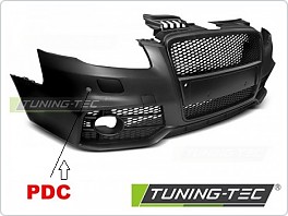Přední nárazník Audi A4, 2004-2008, RS Style Black, s PDC, ZPAU14