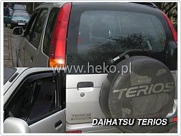 Plexi ofuky oken, deflektory, Daihatsu Terios, 1998-2005, přední