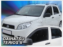 Plexi ofuky oken, deflektory, Daihatsu Terios, 2006-2013 přední + zadní