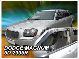 Plexi ofuky oken, deflektory, Dodge Magnum, 2005-2008, přední