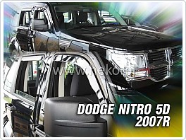 Plexi ofuky oken, deflektory, Dodge Nitro, model 07-, přední