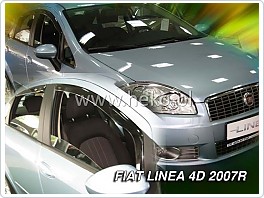 Plexi ofuky oken, deflektory, Fiat Linea, 2007-, přední