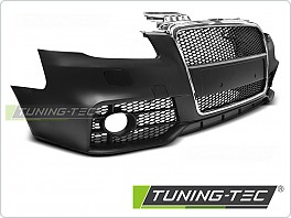 Přední nárazník Audi A4, 2004-2008, RS Style, Chrom černá, ZPAU17