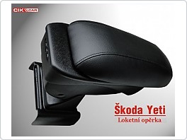 Loketní opěrka Škoda Yeti 2009-, výklopná, posuvná