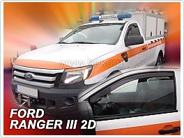 Plexi ofuky oken, deflektory, Ford Ranger, 2012-, 2dveř. přední