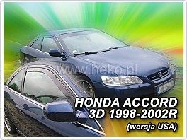 Plexi ofuky oken, deflektory, Honda Accord, 3Dveř. 1998-2002 verze USA
