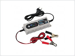 Inteligentní nabíječka pro moto a autobaterie, 6V-12V, Profi Lampa Italy
