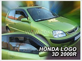 Plexi ofuky oken, deflektory, Honda Logo 3dveř. 1996-2001