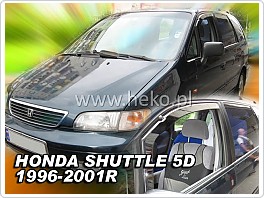 Plexi ofuky oken, deflektory, Honda Schuttle, 1996-2001, přední