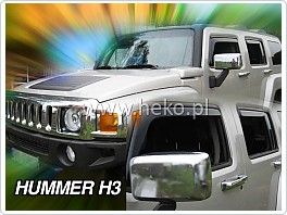 Plexi ofuky oken, deflektory, Hummer H3, přední