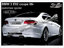Křídlo, lišta kufru, odtrhová hrana, zadní spoiler, BMW E92 2005- coupe