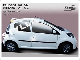 Stříška, zadní spoiler, Citroen C1, 5dveř.