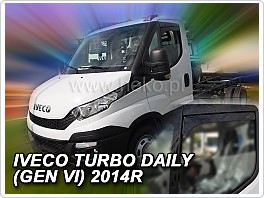 Plexi ofuky oken, deflektory Iveco Turbo Daily, 2014- system OPK horní
