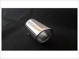 Nerezová koncovka výfuku Audi Q5, kulatá, kosená 75mm