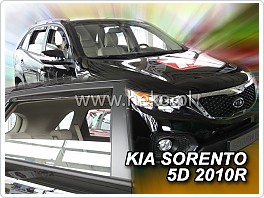 Plexi ofuky, deflektory Kia Sorento 2009-2014 přední + zadní