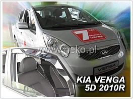 Plexi ofuky, deflektory Kia Venga 2010- přední