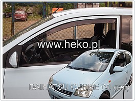 Plexi ofuky oken, deflektory, Daihatsu Cuore L251 3dveř. 2003-2007