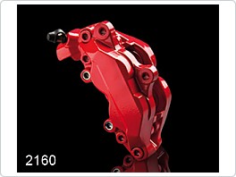 Barva na brzdy, Červená, sada na štětec, na brzdy