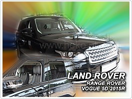 Plexi ofuky oken, deflektory Land Rover Range Rover Vogue 2012- přední + zadní