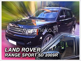 Plexi ofuky, deflektory Land Rover Range Rover Sport, 2005- přední