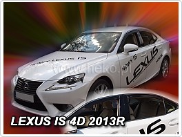 Plexi ofuky, deflektory Lexus IS 4dveř. 2013- přední + zadní