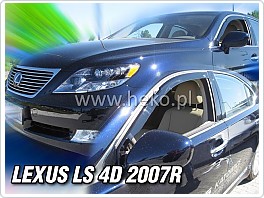 Plexi ofuky, deflektory Lexus LS 2007- přední