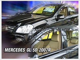 Plexi ofuky, deflektory Mercedes GL 2007- přední