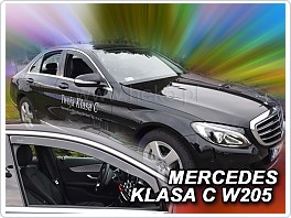 Plexi ofuky oken, deflektory, Mercedes C, W205, classe C, 2014- 