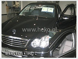 Plexi ofuky, deflektory Mercedes C, W203 2000-2007, classe C, přední