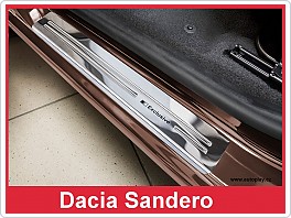 Kryty prahů Dacia Sandero 2013-, nerez