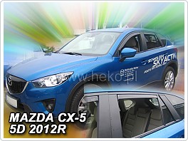 Plexi ofuky oken, deflektory, Mazda CX-5 2012-2017, přední + zadní