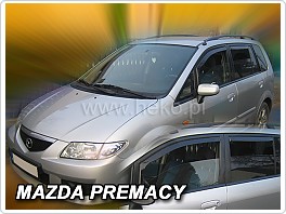 Plexi ofuky, deflektory Mazda Premacy 1999-2005 přední