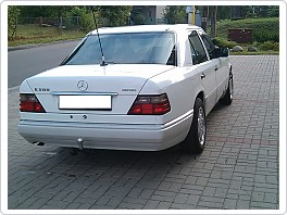 Plexi ofuky oken, deflektory, Mercedes E W124, 1983-1994, přední + zadní pro sedan